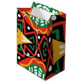 ブラックヒストリ月地理 ミディアムペーパーバッグ (正面アングル)