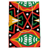 ブラックヒストリ月地理 ミディアムペーパーバッグ (裏面)