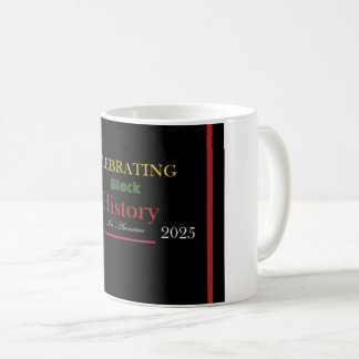 ブラックヒストリ月間コーヒーマグデザイン コーヒーマグカップ
