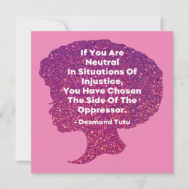 ブラックヒストリ月 – Desmond Tutu 招待状