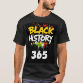 ブラックヒストリ365-スタイル1 Tシャツ (正面)