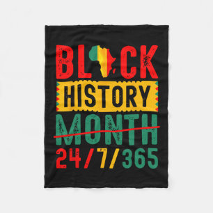 ブラックヒストリTシャツブラックヒストリ月シャツ2 フリースブランケット