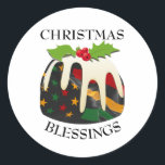 ブラックヒストリUSA国旗CHRISTMAS PUDDING ラウンドシール<br><div class="desc">おもしろい、ブラックヒストリUSAフラグ赤、黄、緑、黒のラスタ色のクリスマスプディングのシールとカスタマイズ可能な文字を使用してクリスマス恵みを言うので、あなた自身の挨拶で置き換え、カスタマイズできる。これは休日素晴らしのアフリカリブのカ系アメリカ人のステッカーになる。</div>
