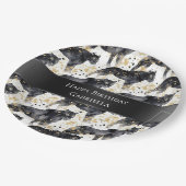 ブラックヒョウ ペーパープレート (アングル)