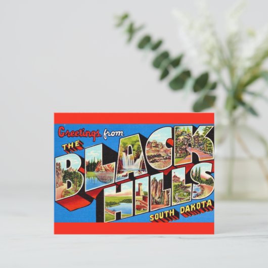 ブラックヒルズのグリーティングポストカード ポストカード (スタンド正面)