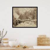 ブラックヒルズの機関車SD 1890 ポスター (キッチン)