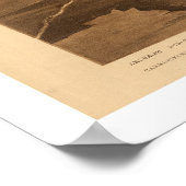 ブラックヒルズオブダコタ鳥瞰図1880 ポスター (角)