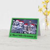 ブラックヒルズクリスマス カード (黄色い花)