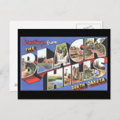 ブラックヒルズサウスダコタからのご挨拶 ポストカード (正面/裏面)