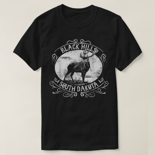ブラックヒルズサウスダコタディアー Tシャツ (デザイン正面)