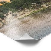 ブラックヒルズナショナルフォレストのビスマーク湖 フォトプリント            (角)