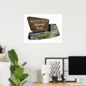 ブラックヒルズナショナルフォレスト ポスター (ホームオフィス)