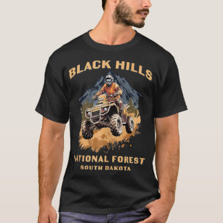 ブラックヒルズナショナルフォレストATV UTV OHVクワッドオフロード Tシャツ