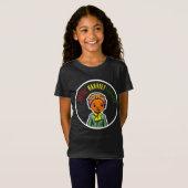 ブラックヒロインLittle Harriet Tubman Kids Tシャツ (正面フル)