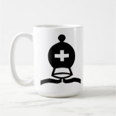 ブラックビショップ コーヒーマグカップ (左)