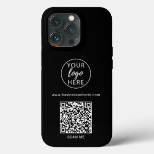 ブラックビジネスのQRコード iPhone 13 PROケース