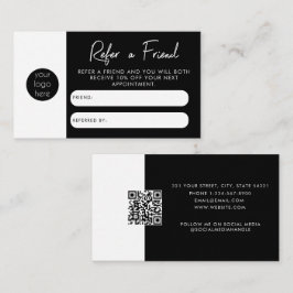 ブラックビジネスは友人の紹介カードを参照 名刺