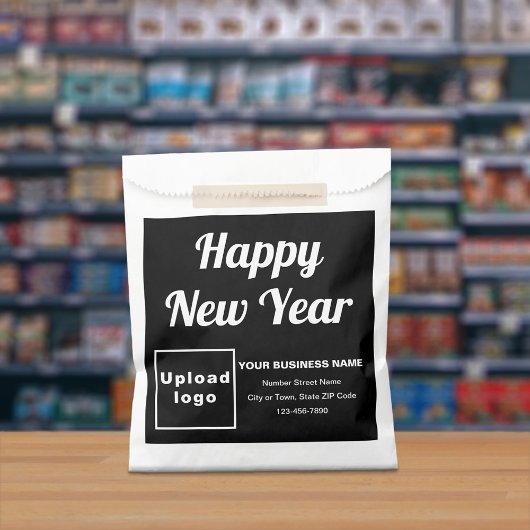 ブラックビジネスブランドニューイヤー紙バッグ フェイバーバッグ