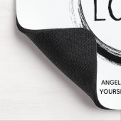 ブラックビジネスロゴプロモーション マウスパッド (コーナー)