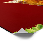 ブラックビジネスロゴポスター | カスタム会社 ポスター (角)