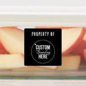 ブラックビジネスロゴラベルのプロパティ ラベル (貼付)