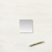 ブラックビジネスロゴ会社プロモーションカスタム ポストイット (デスク上)