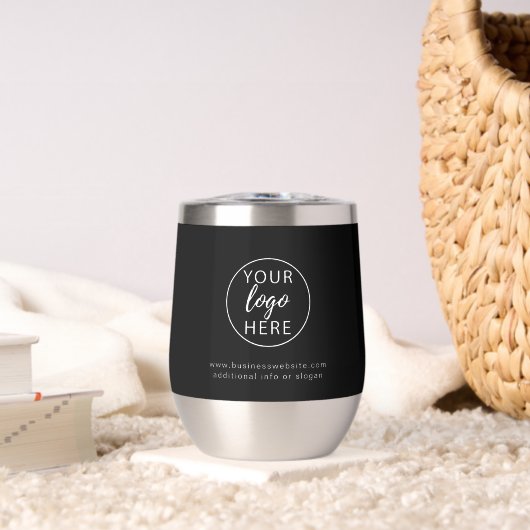 ブラックビジパーソナライズされたネスロゴ (リビング (回転後))