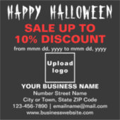 ブラックビニールステッカーでのビジネスのハロウィーン販売 シール (正面)