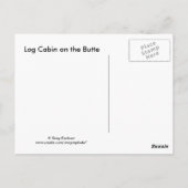 ブラックビュッテのログキャビン ポストカード (裏面)