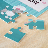 ブラックビューティフルガールジグソーパズル ジグソーパズル (側面)