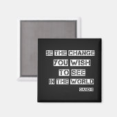 ブラックビーザチェンジ感動的引用文 マグネット (正面/裏面)