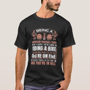 ブラックビーズサッカーコーチユーモアシャツ Tシャツ
