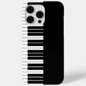 ブラックピアノキーボード Case-Mate iPhoneケース (裏面)