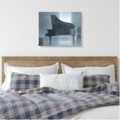 ブラックピアノ2004 キャンバスプリント (インサイチュ (寝室))