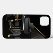 ブラックピアノ Case-Mate iPhoneケース (裏面 (横))