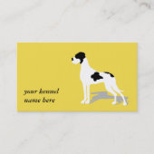 ブラックピエバルグレートダネス 名刺 (正面)