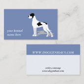 ブラックピエバルグレートダン 名刺 (正面/裏面)