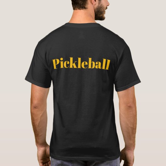 ブラックピックルボール Tシャツ (裏面)