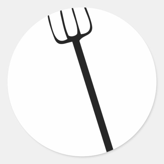 ブラックピットフォーク ラウンドシール (正面)