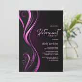 ブラックピモダンンク退職金パーティー 招待状 (スタンド正面)