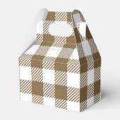 ブラックピルグリムハットオンブラウンプレイド – Thanksgiving フェイバーボックス (裏面サイド)