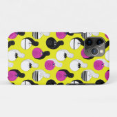 ブラックピンクおもしろいク航海のネコ Case-Mate iPhoneケース (裏面(横))