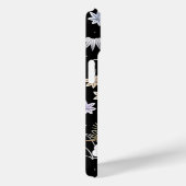 ブラックピンクさくらんぼ花エレガント柄 Case-Mate iPhoneケース (裏面 / 右)
