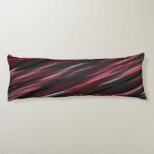 ブラックピンクとグレーのストリーク ボディピロー (裏面)