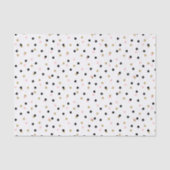 ブラックピンクと金ゴールド紙吹雪ドット 薄葉紙 (正面)