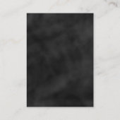 ブラックピンクのハイビスカス結婚フローラのエンクロージャカード エンクロージャーカード (裏面)