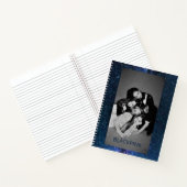 ブラックピンクの渦巻き型ノート ノートブック (内部)