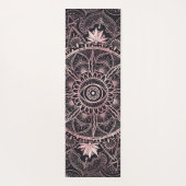 ブラックピンクアイマンダラ ヨガマット (裏面)