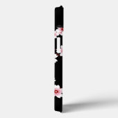 ブラックピンクアンドグリーンさくらんぼブロッサム桜 Case-Mate iPhoneケース (裏面 / 右)