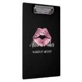 ブラックピンクキスリップメイクアップアーティスト クリップボード (右)